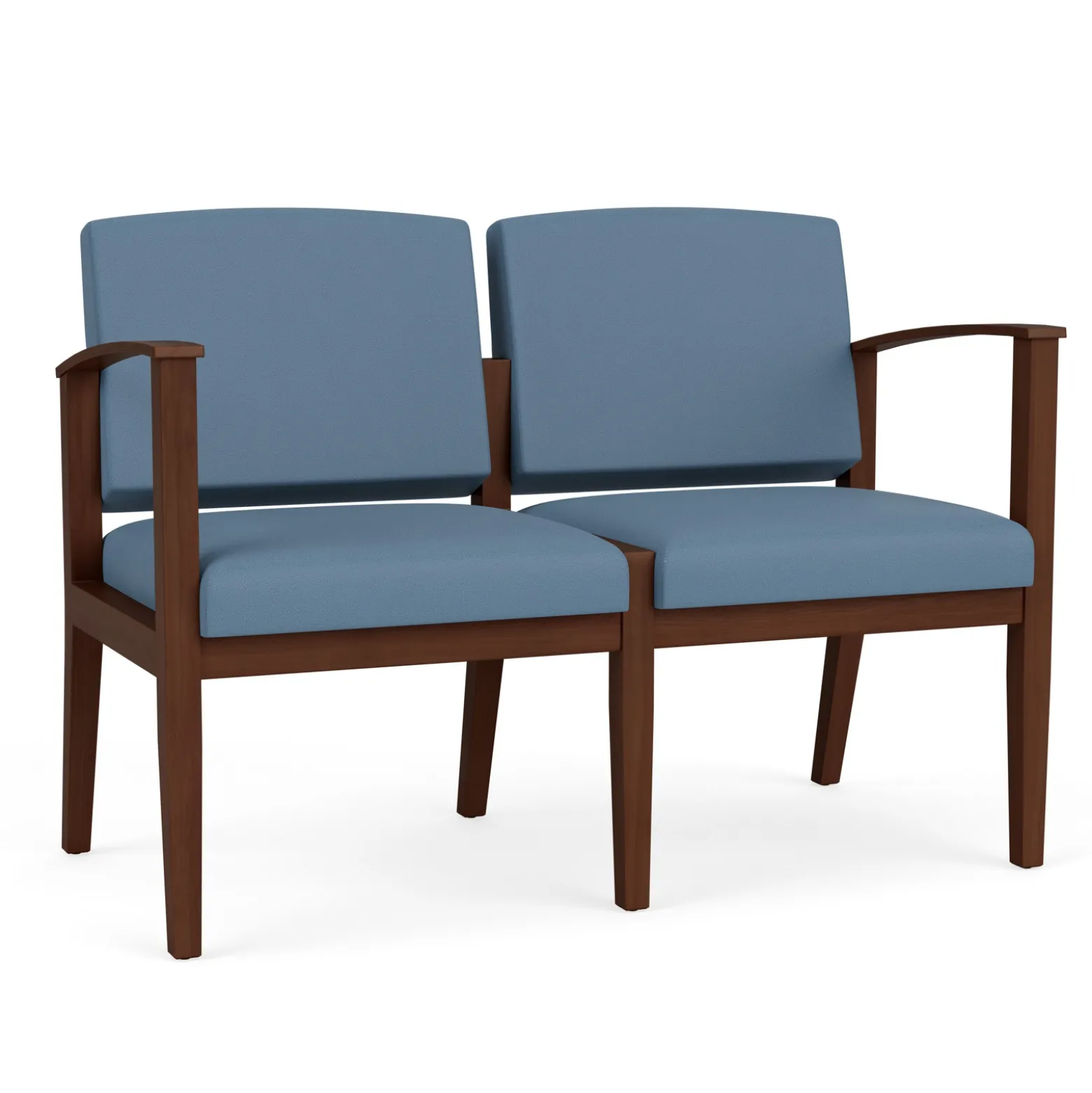 Mason Street Wood 2 Seat Sofa in Standard Upholstery