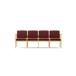 Mason Street Wood 4 Seat Sofa in Premium Upholstery