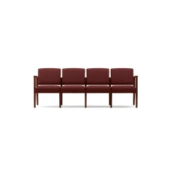 Mason Street Wood 4 Seat Sofa in Premium Upholstery