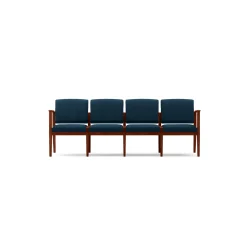 Mason Street Wood 4 Seat Sofa in Premium Upholstery