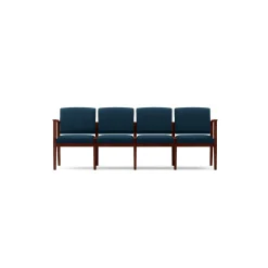 Mason Street Wood 4 Seat Sofa in Premium Upholstery