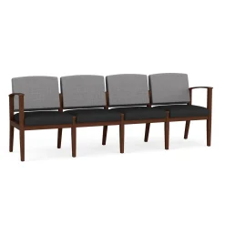 Mason Street Wood 4 Seat Sofa in Premium Upholstery