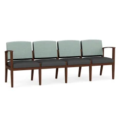 Mason Street Wood 4 Seat Sofa in Premium Upholstery