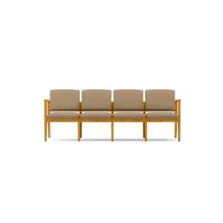 Mason Street Wood 4 Seat Sofa in Premium Upholstery