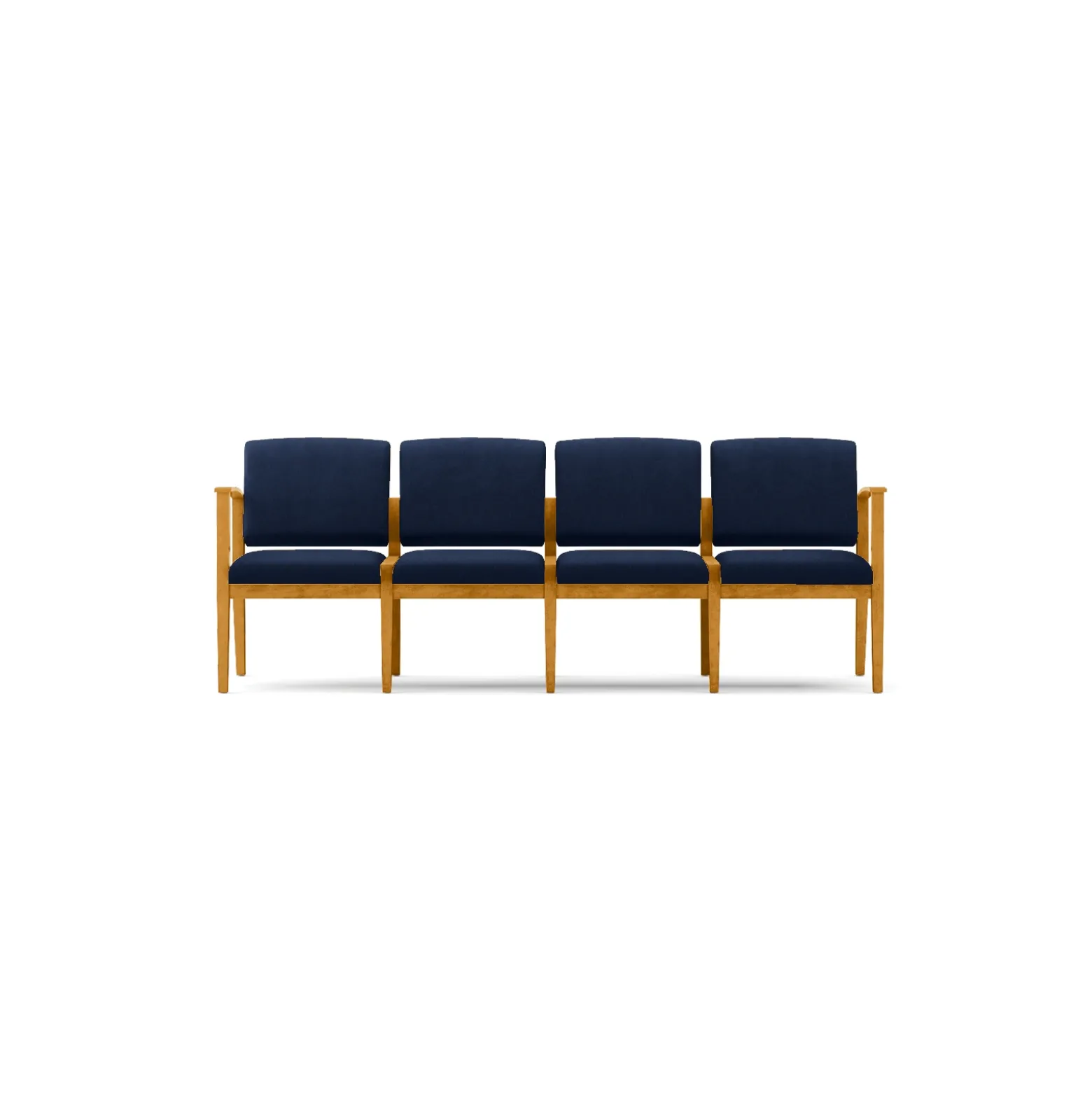 Mason Street Wood 4 Seat Sofa in Standard Upholstery