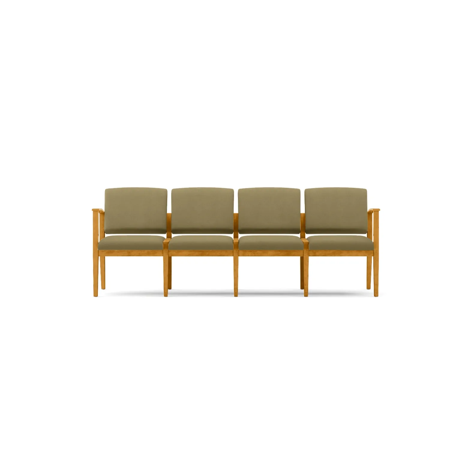 Mason Street Wood 4 Seat Sofa in Standard Upholstery