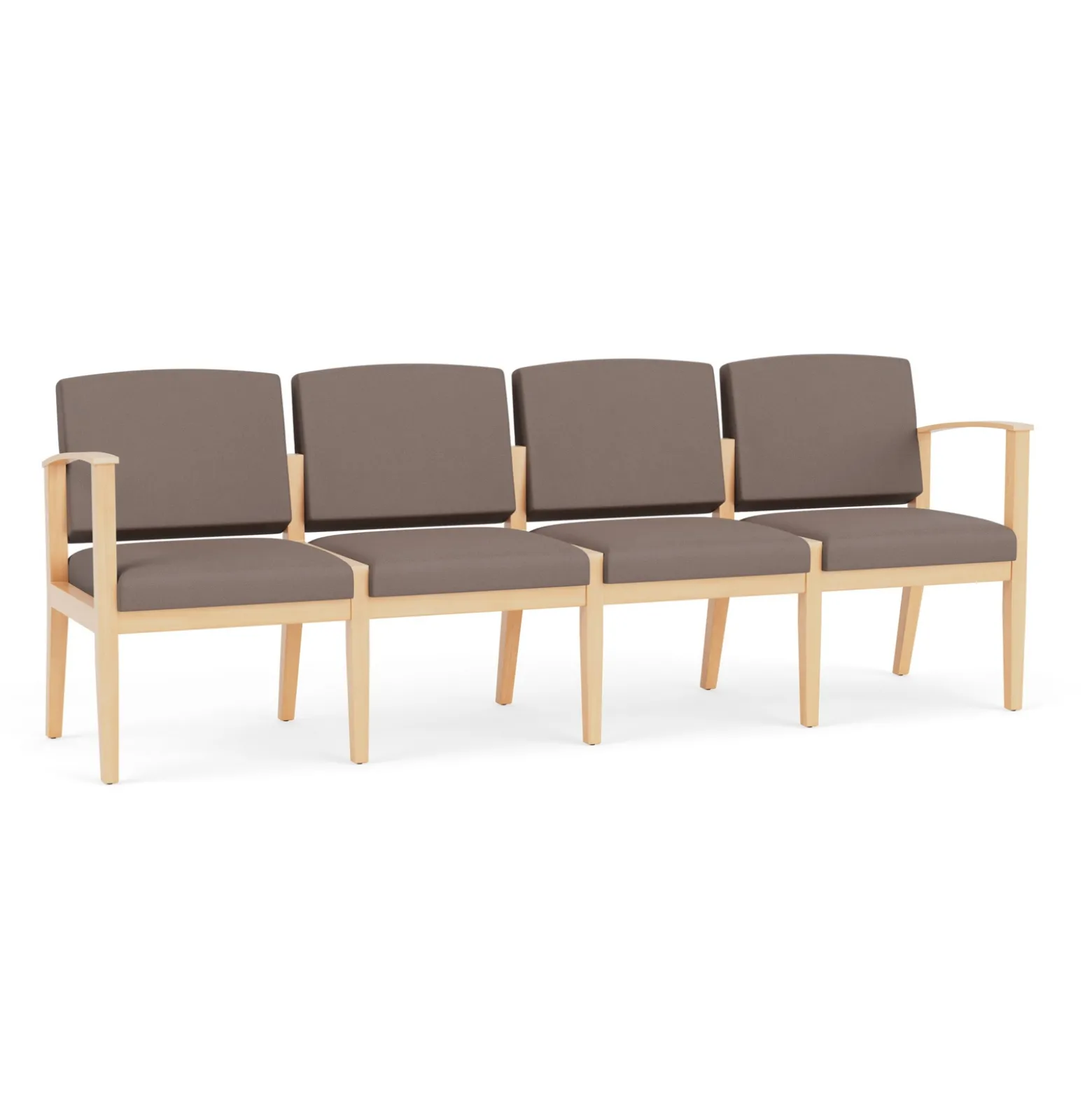 Mason Street Wood 4 Seat Sofa in Standard Upholstery