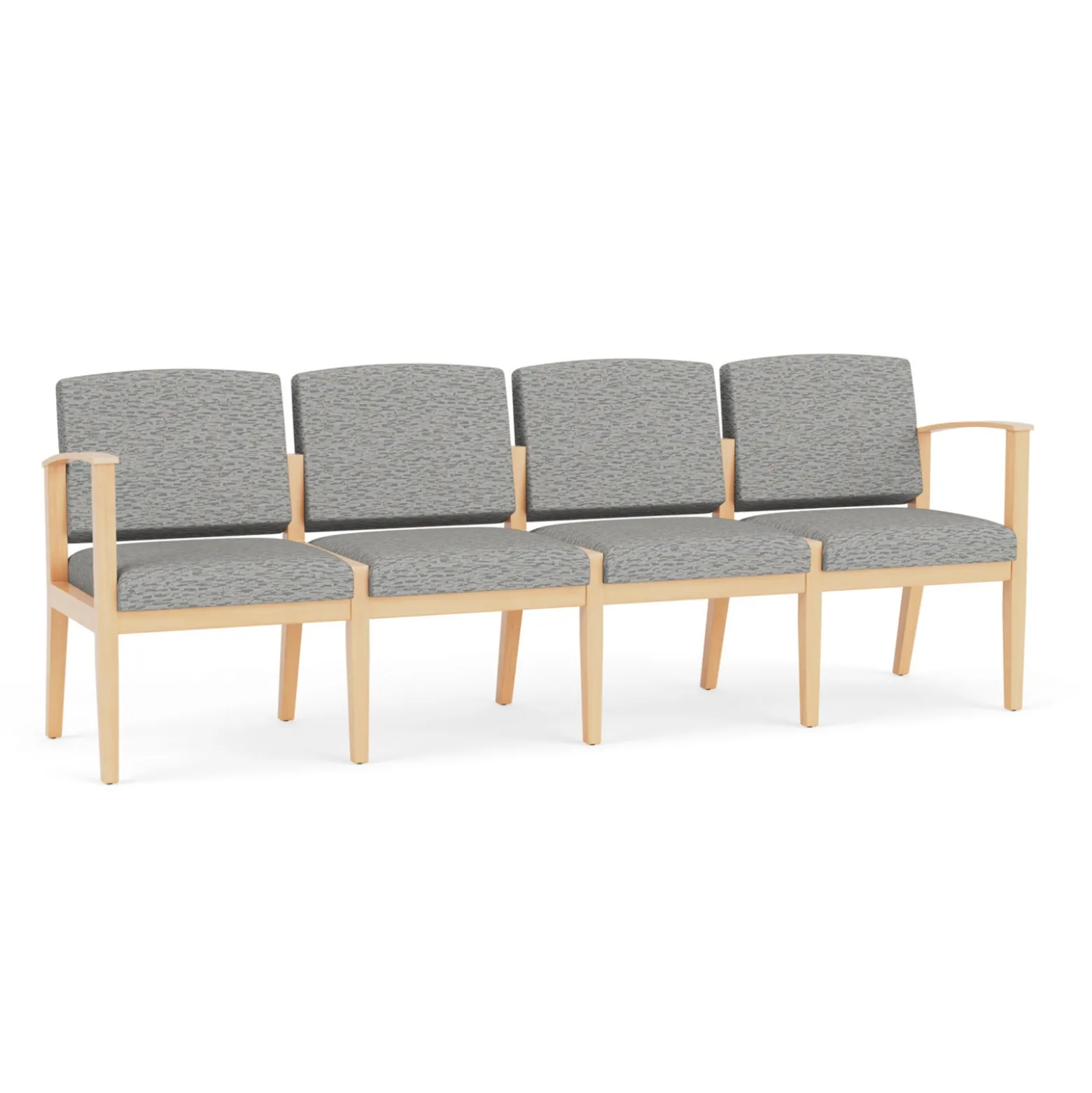 Mason Street Wood 4 Seat Sofa in Standard Upholstery