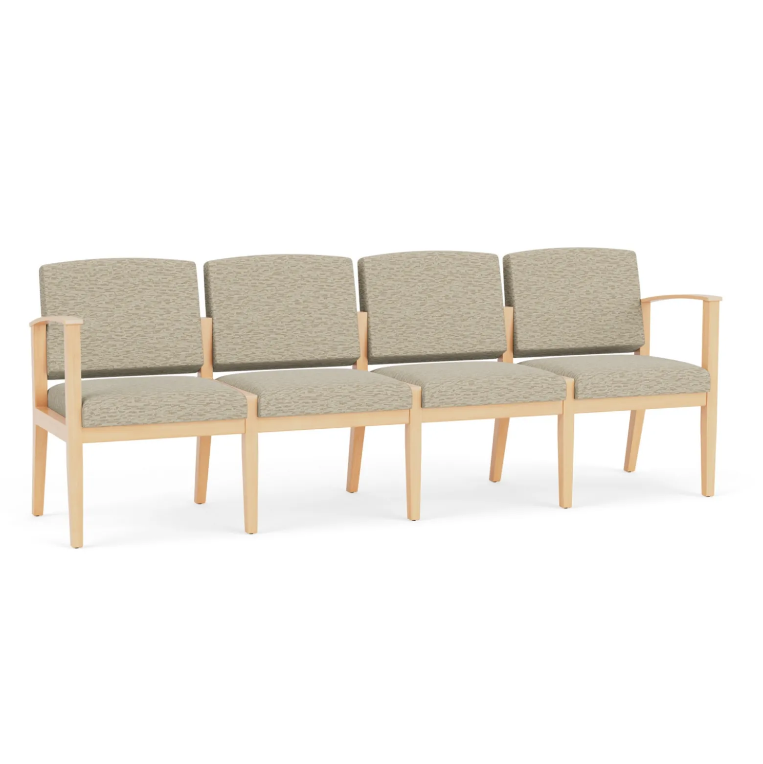 Mason Street Wood 4 Seat Sofa in Standard Upholstery