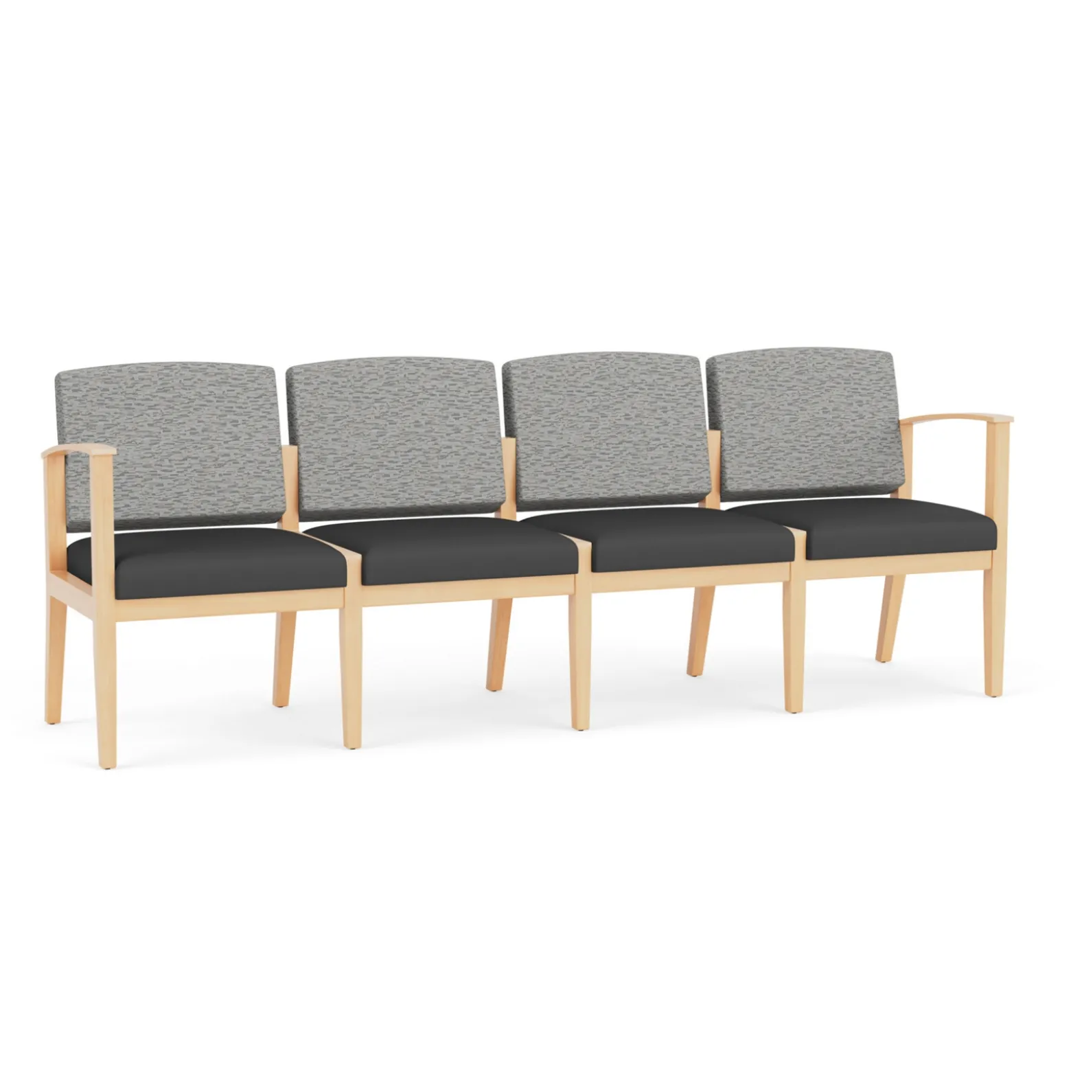 Mason Street Wood 4 Seat Sofa in Standard Upholstery