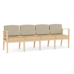 Mason Street Wood 4 Seat Sofa in Standard Upholstery