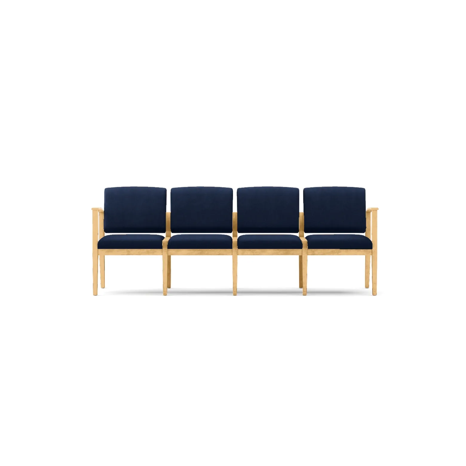 Mason Street Wood 4 Seat Sofa in Standard Upholstery