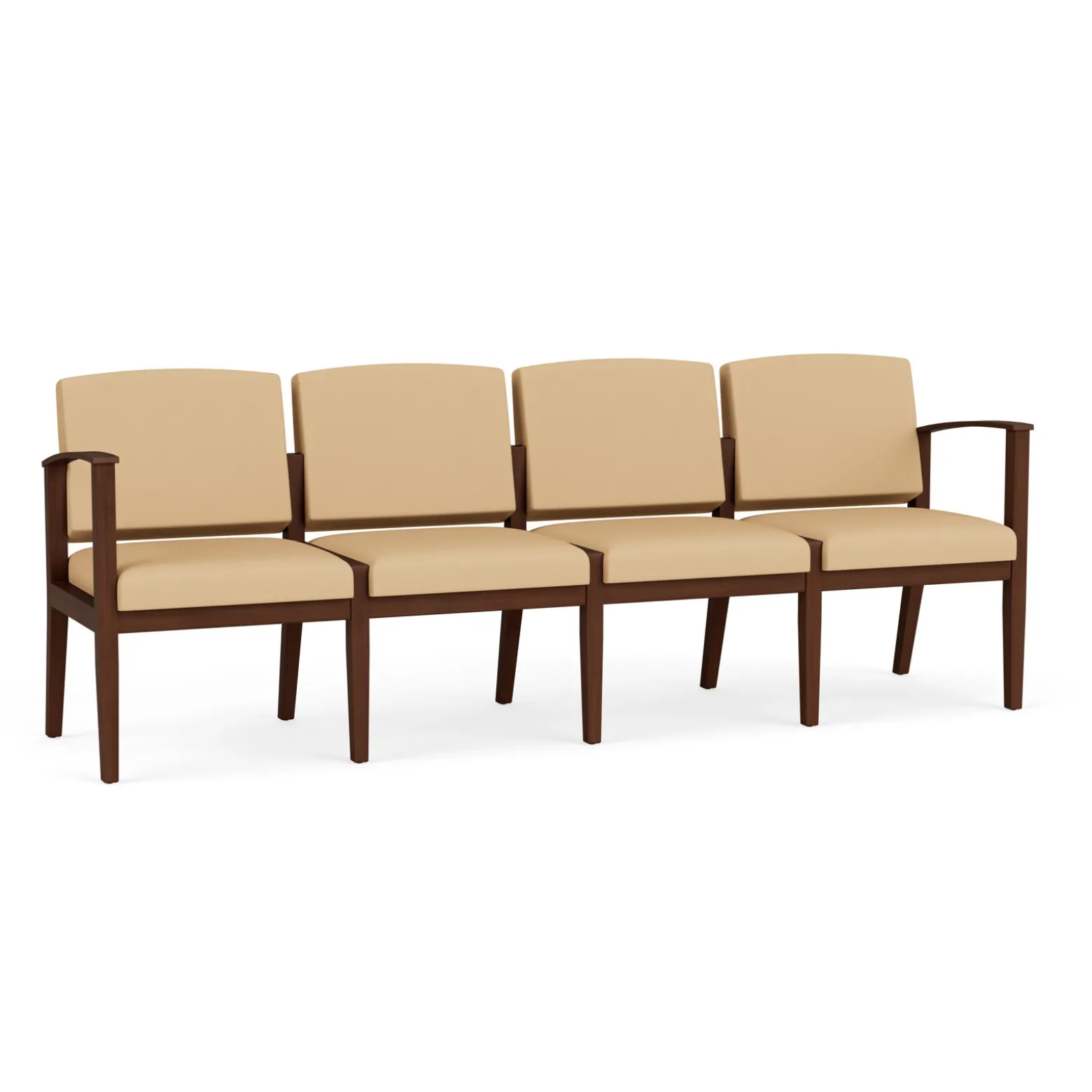 Mason Street Wood 4 Seat Sofa in Standard Upholstery