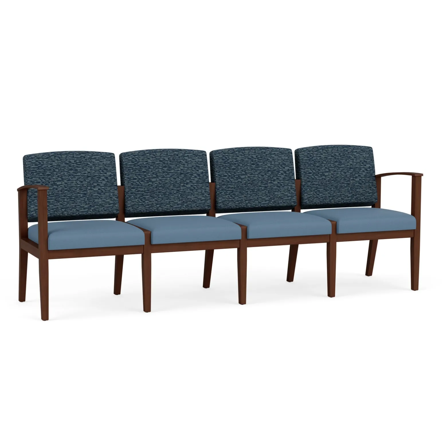 Mason Street Wood 4 Seat Sofa in Standard Upholstery