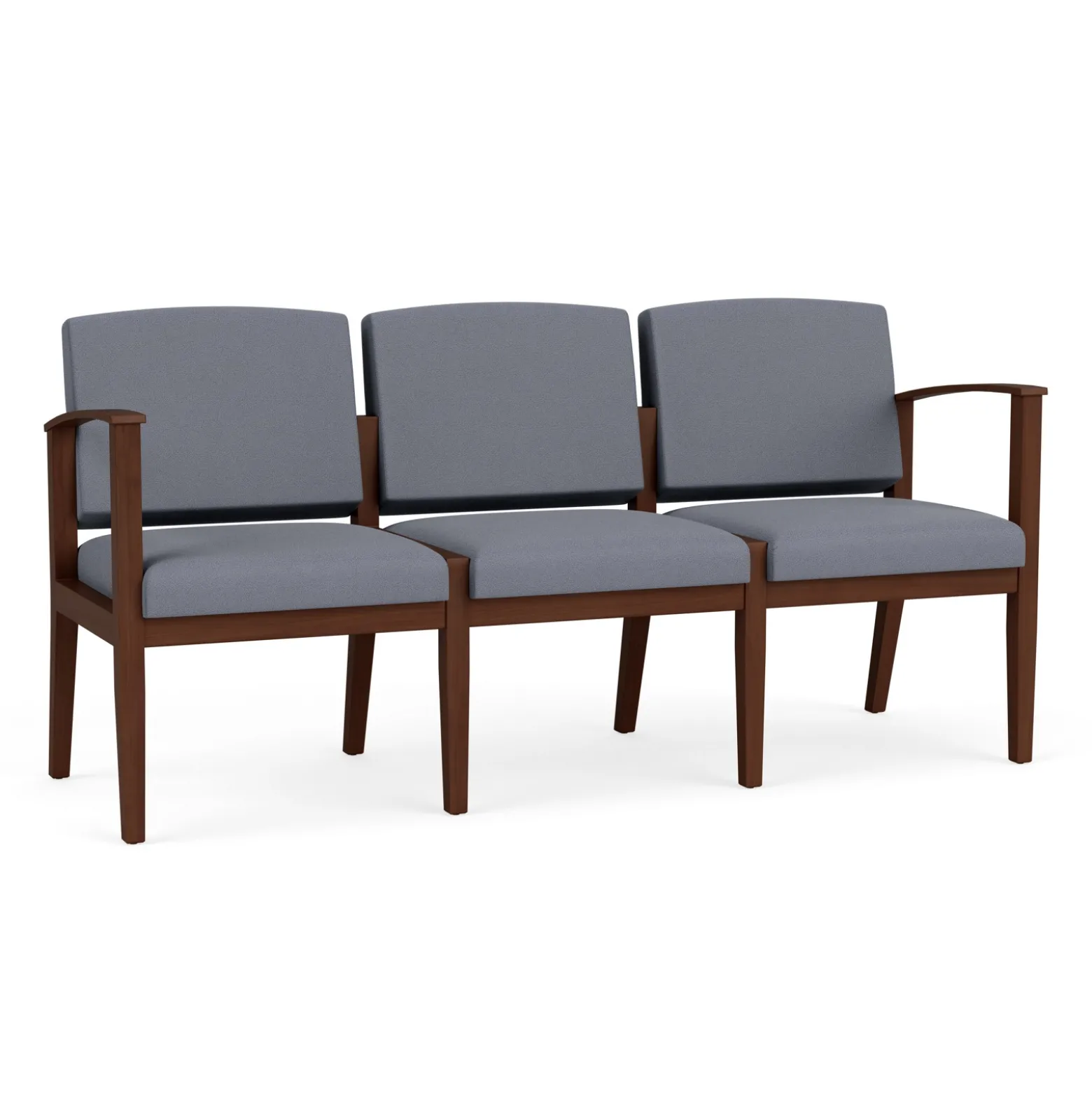 Mason Street Wood 3 Seat Sofa in Standard Upholstery