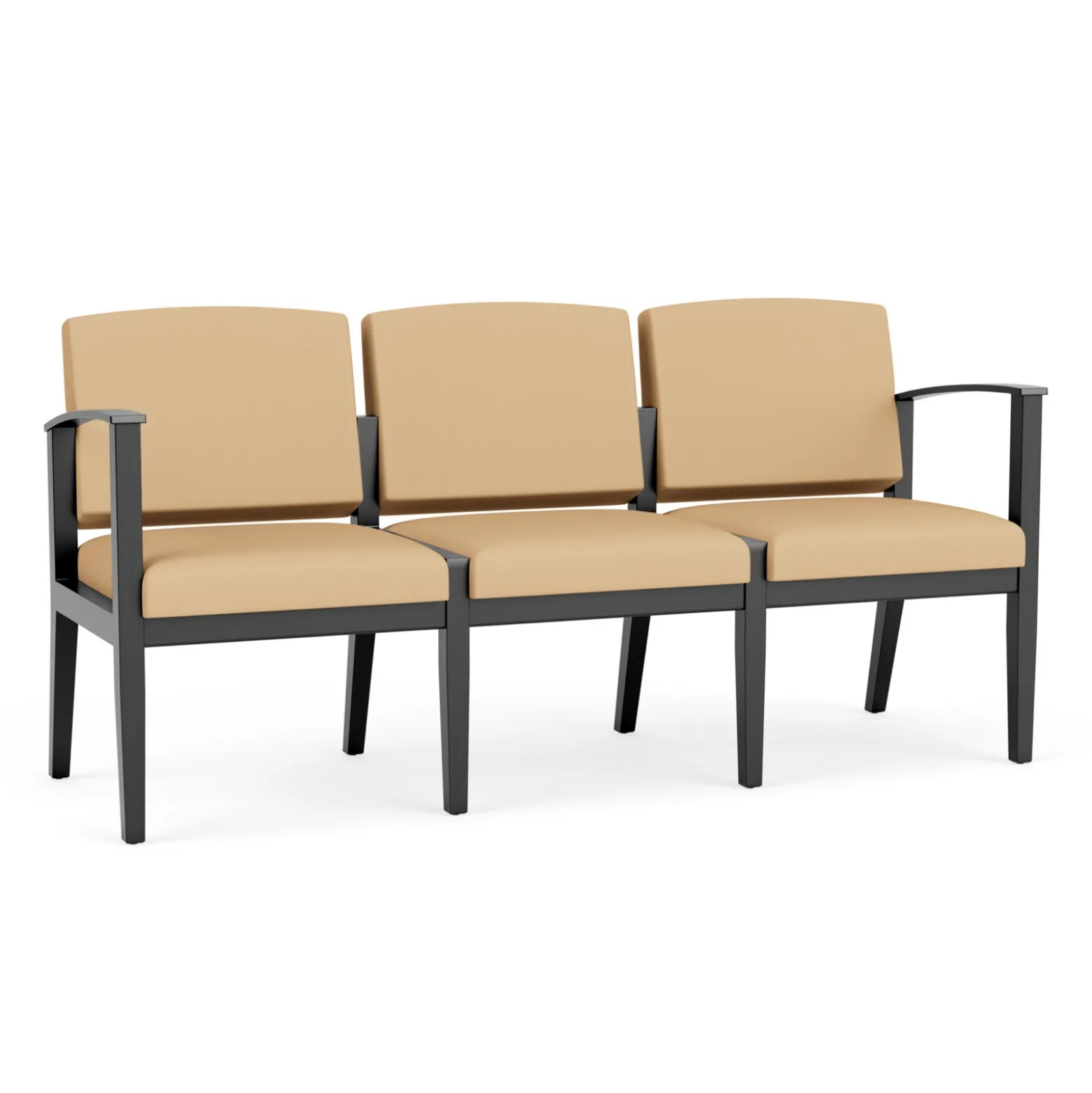 Mason Street Wood 3 Seat Sofa in Standard Upholstery