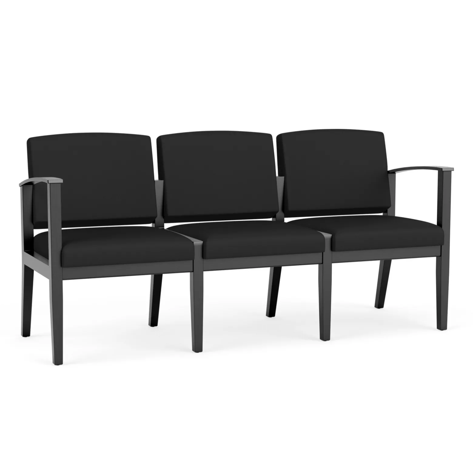 Mason Street Wood 3 Seat Sofa in Standard Upholstery
