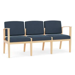 Mason Street Wood 3 Seat Sofa in Standard Upholstery