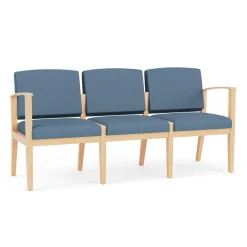 Mason Street Wood 3 Seat Sofa in Standard Upholstery