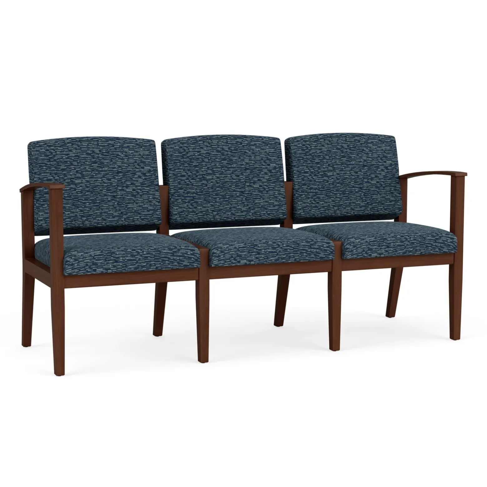 Mason Street Wood 3 Seat Sofa in Standard Upholstery
