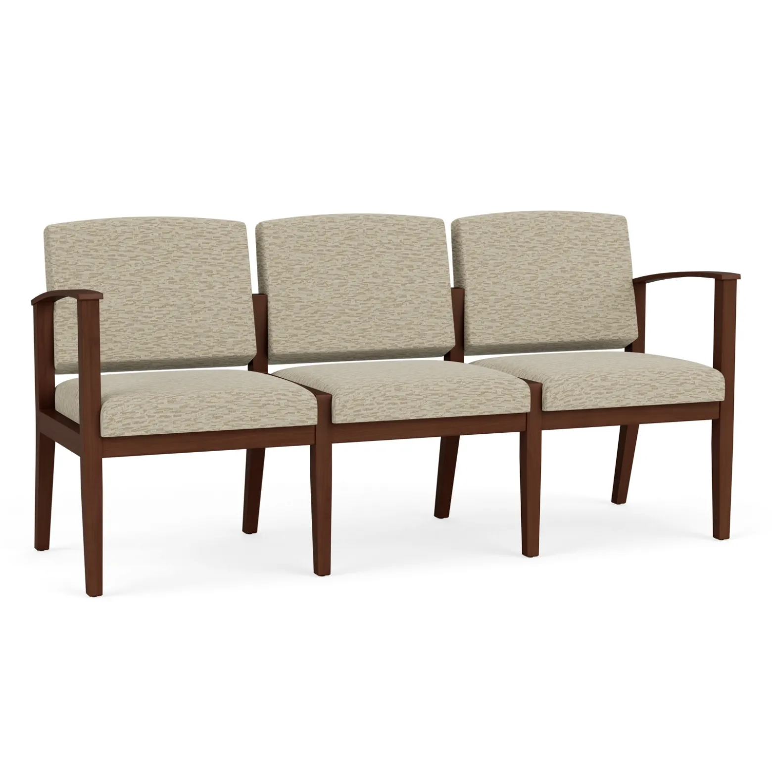 Mason Street Wood 3 Seat Sofa in Standard Upholstery