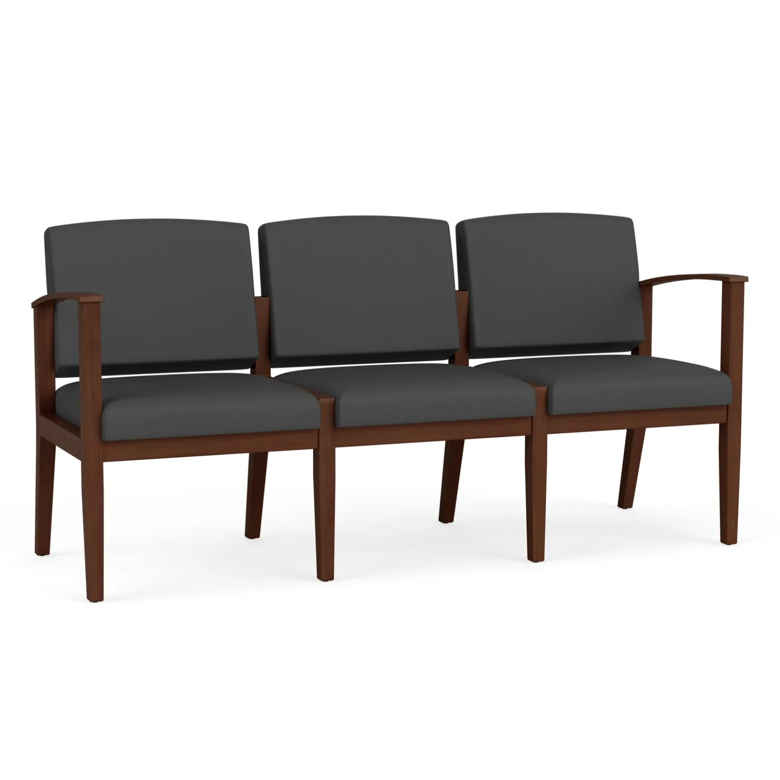 Mason Street Wood 3 Seat Sofa in Standard Upholstery