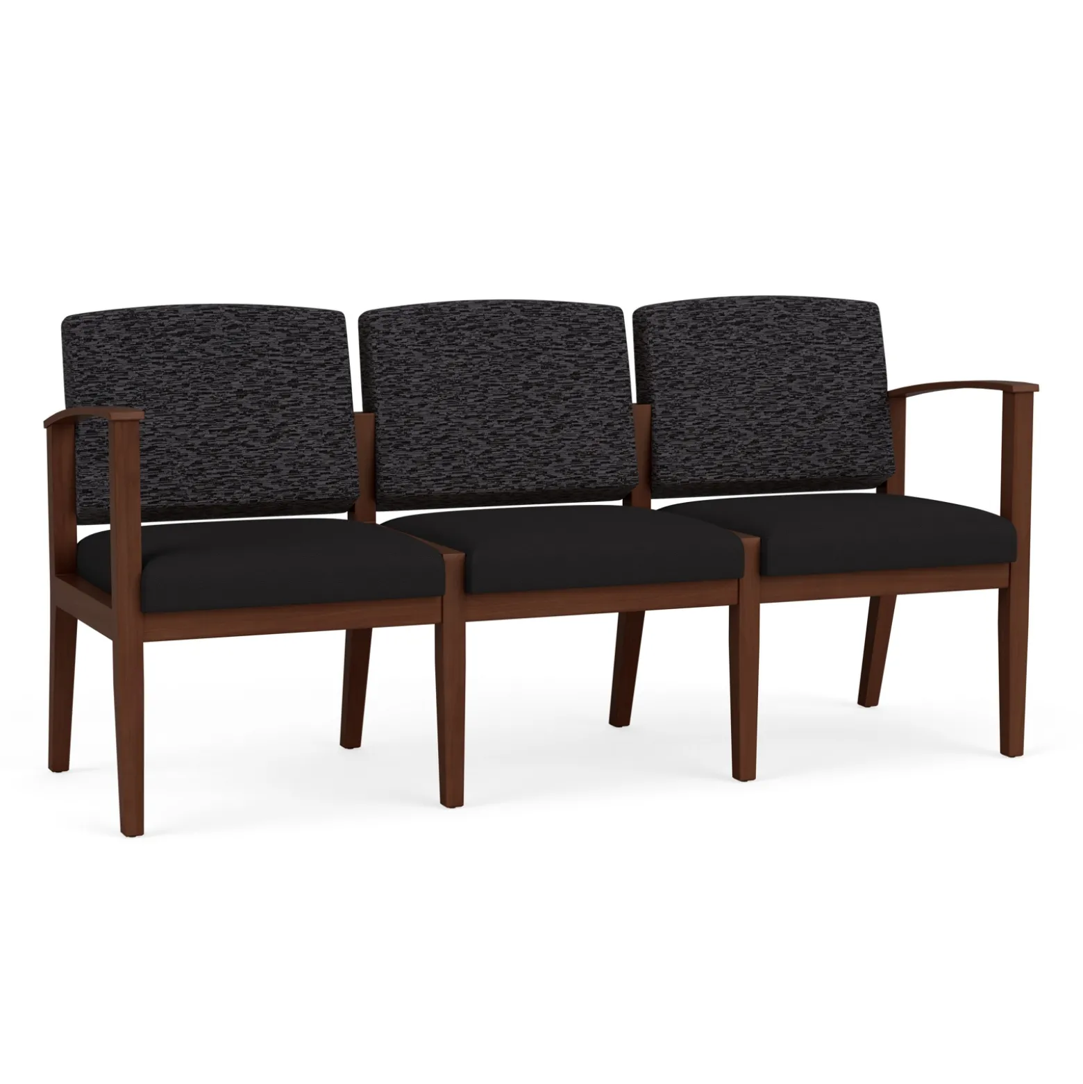 Mason Street Wood 3 Seat Sofa in Standard Upholstery
