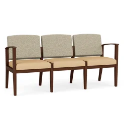 Mason Street Wood 3 Seat Sofa in Standard Upholstery