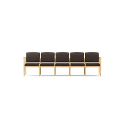 Mason Street Wood 5 Seat Sofa in Standard Upholstery