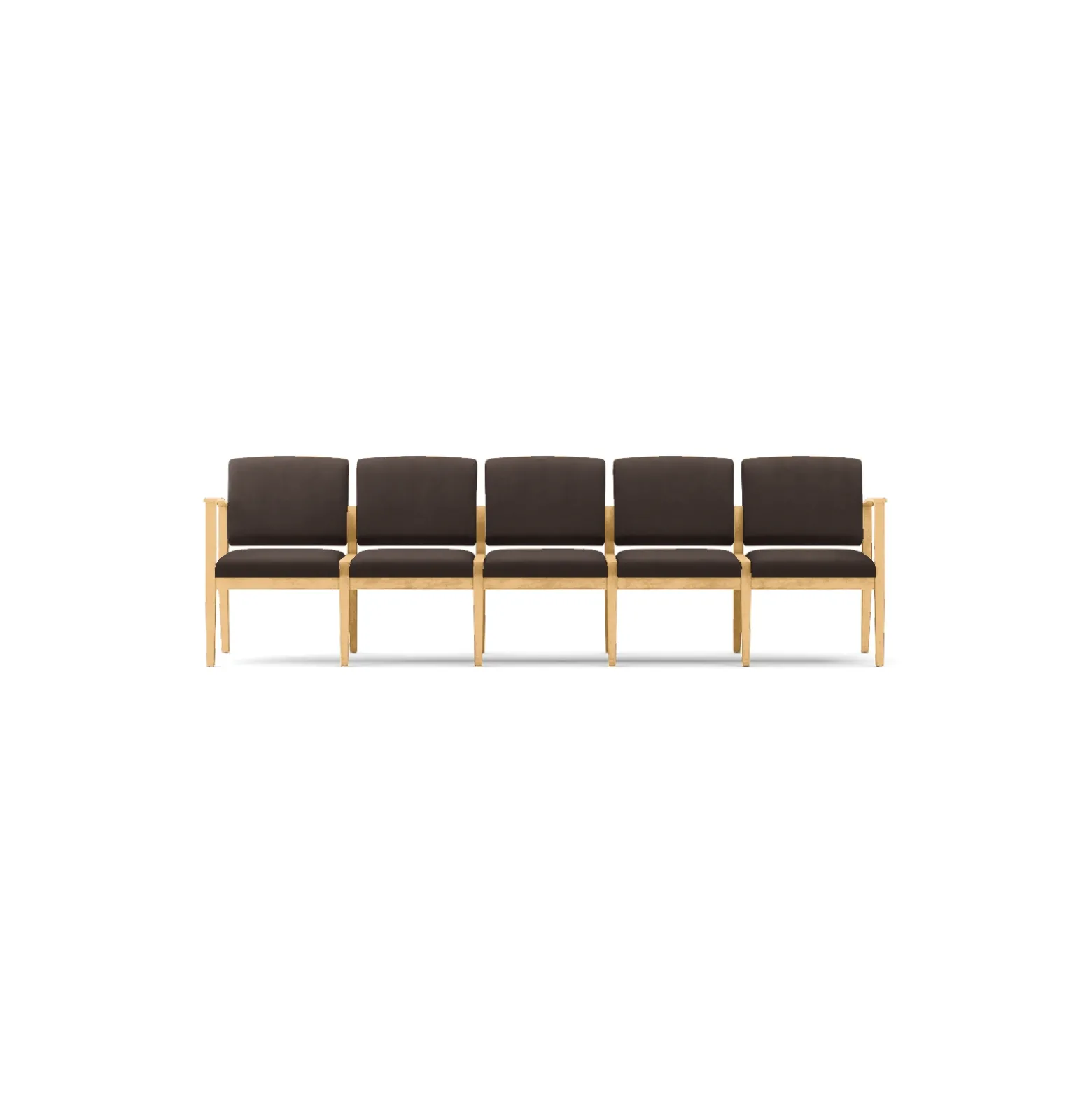 Mason Street Wood 5 Seat Sofa in Standard Upholstery