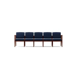 Mason Street Wood 5 Seat Sofa in Standard Upholstery