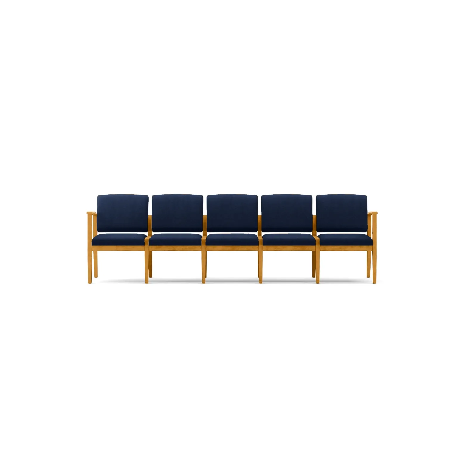 Mason Street Wood 5 Seat Sofa in Standard Upholstery