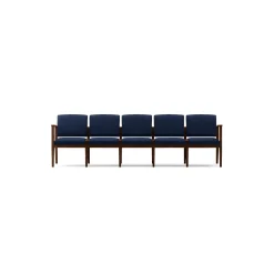 Mason Street Wood 5 Seat Sofa in Standard Upholstery