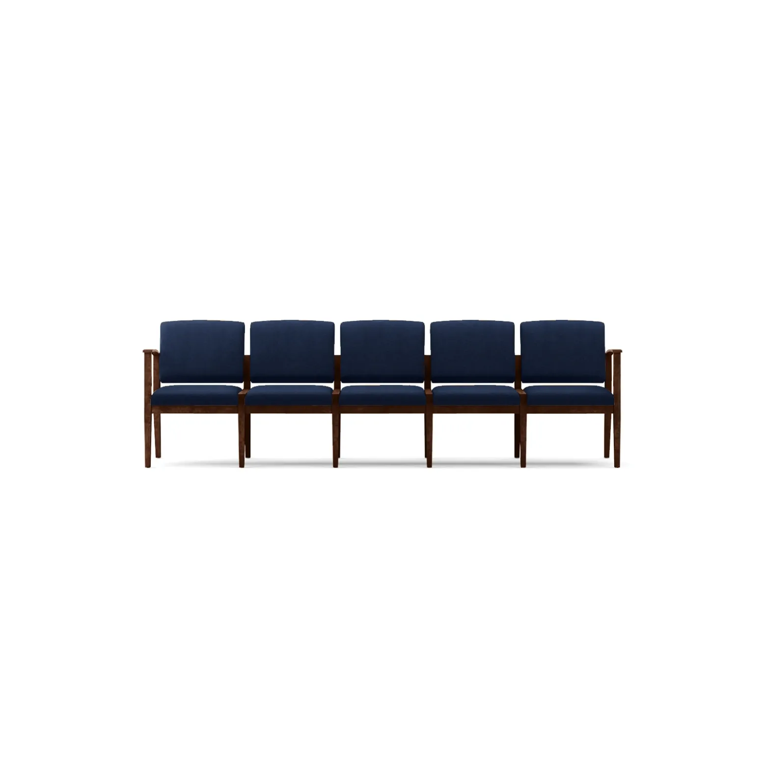 Mason Street Wood 5 Seat Sofa in Standard Upholstery
