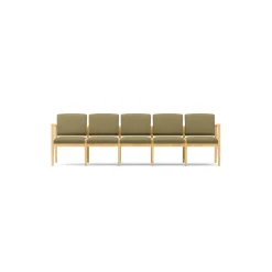Mason Street Wood 5 Seat Sofa in Standard Upholstery