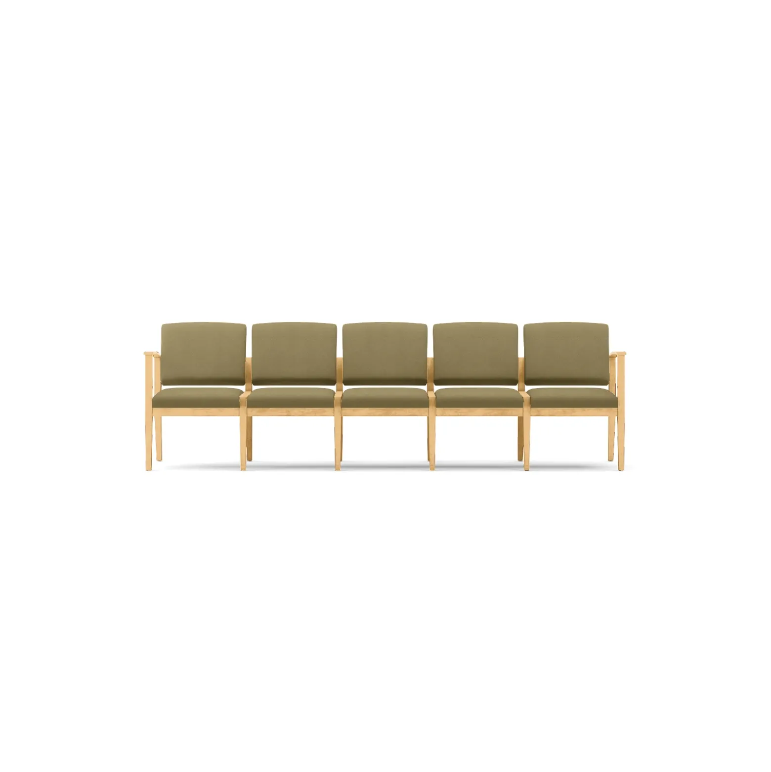 Mason Street Wood 5 Seat Sofa in Standard Upholstery