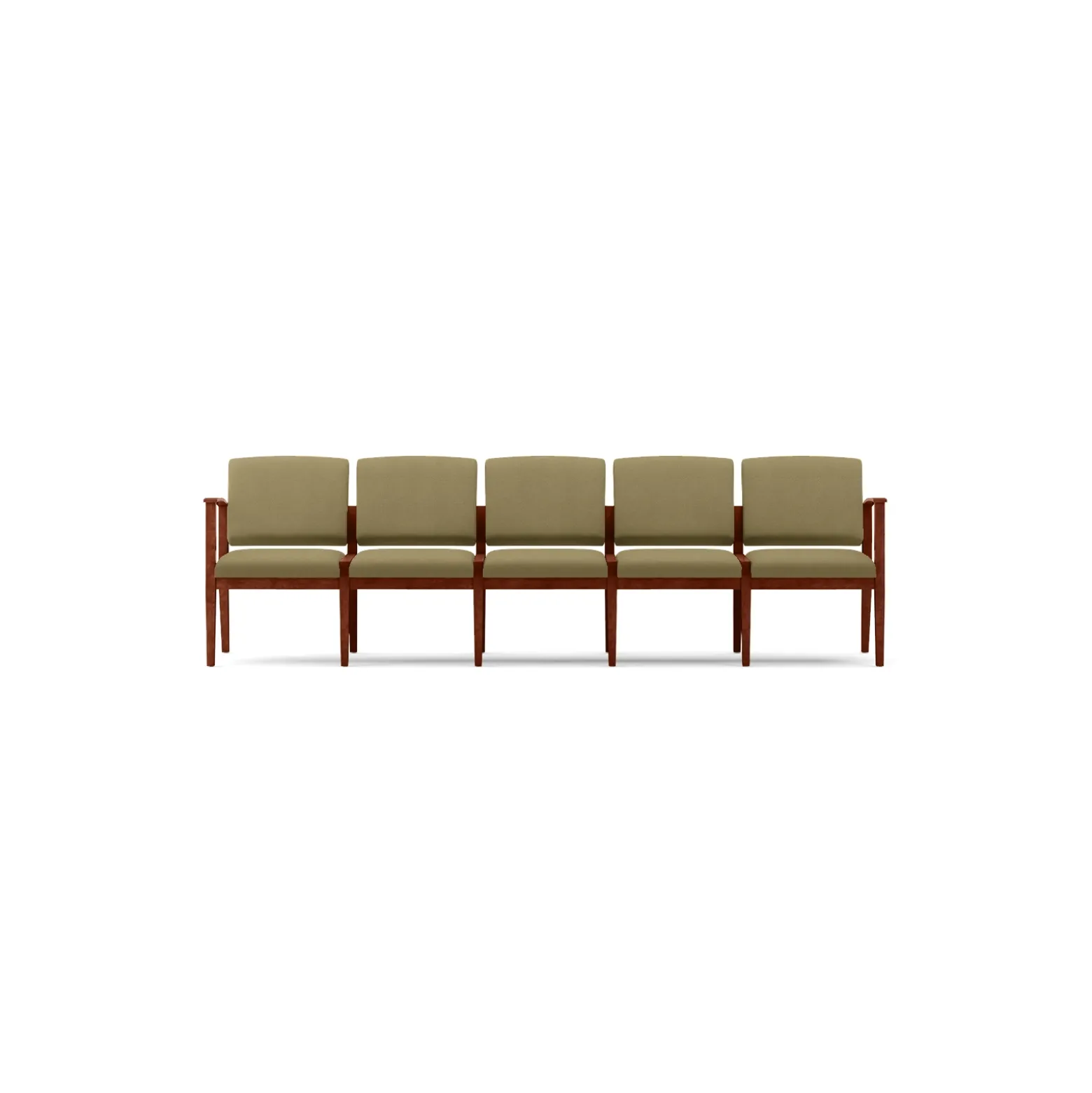 Mason Street Wood 5 Seat Sofa in Standard Upholstery