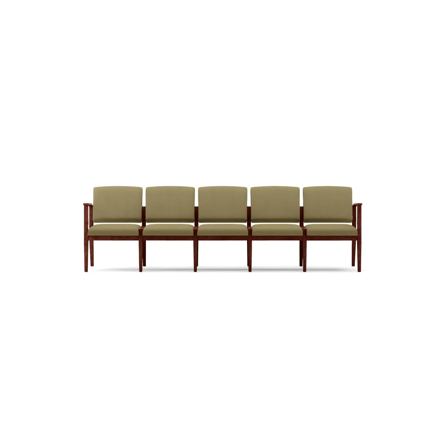 Mason Street Wood 5 Seat Sofa in Standard Upholstery