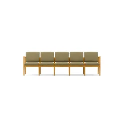 Mason Street Wood 5 Seat Sofa in Standard Upholstery