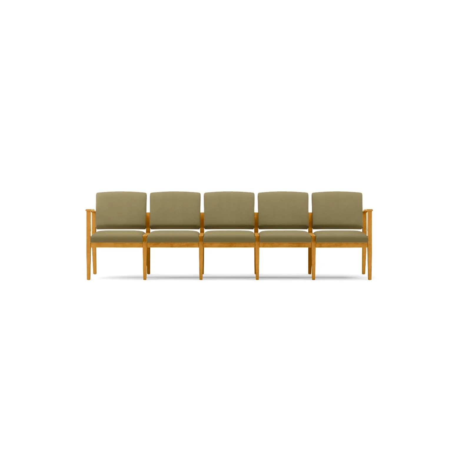 Mason Street Wood 5 Seat Sofa in Standard Upholstery