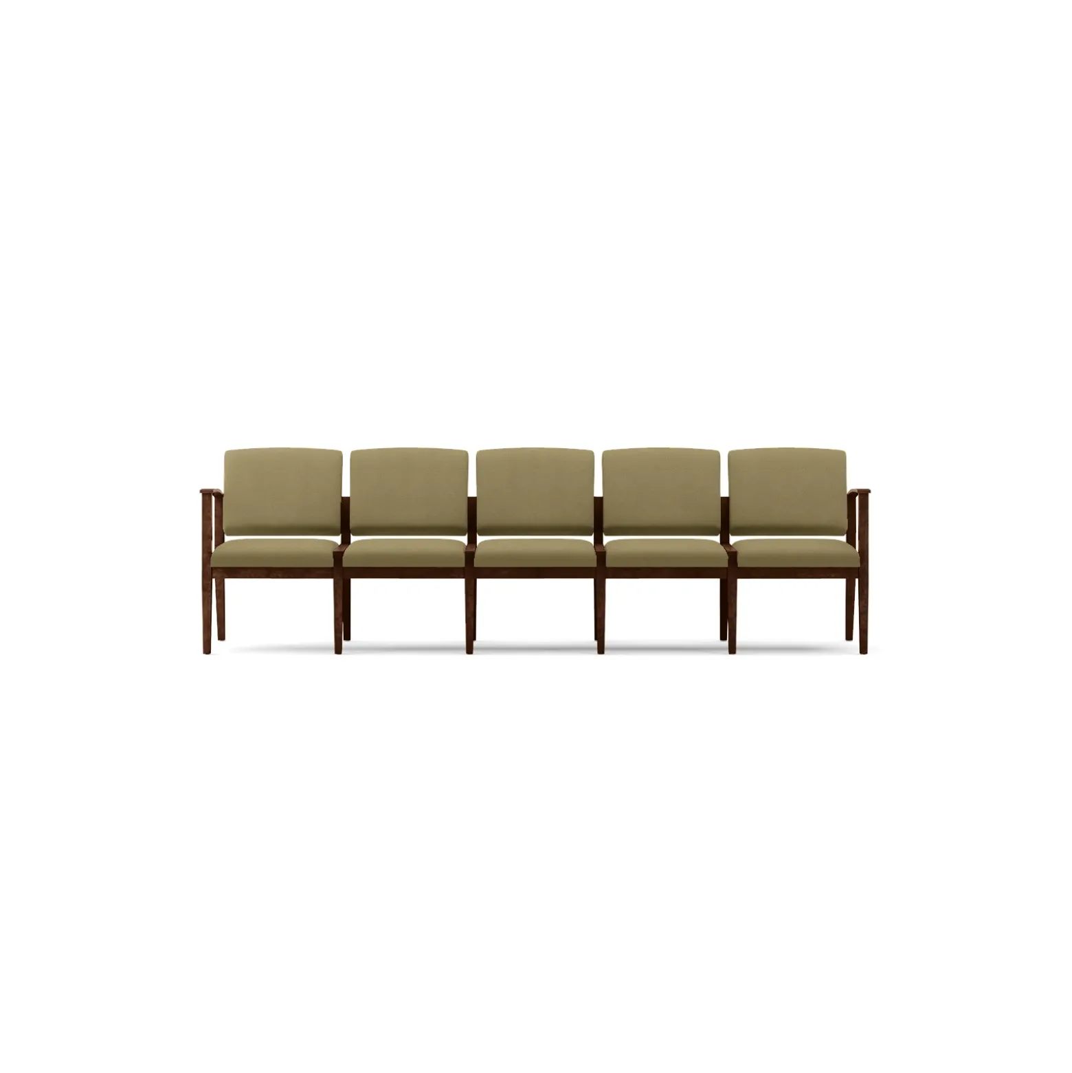 Mason Street Wood 5 Seat Sofa in Standard Upholstery