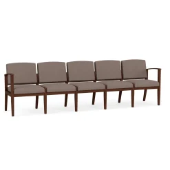 Mason Street Wood 5 Seat Sofa in Standard Upholstery