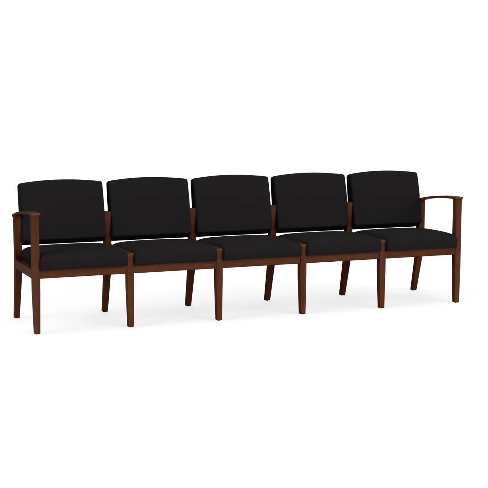 Mason Street Wood 5 Seat Sofa in Standard Upholstery