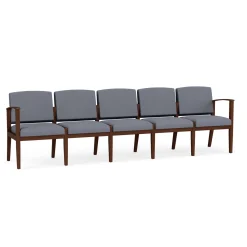 Mason Street Wood 5 Seat Sofa in Standard Upholstery