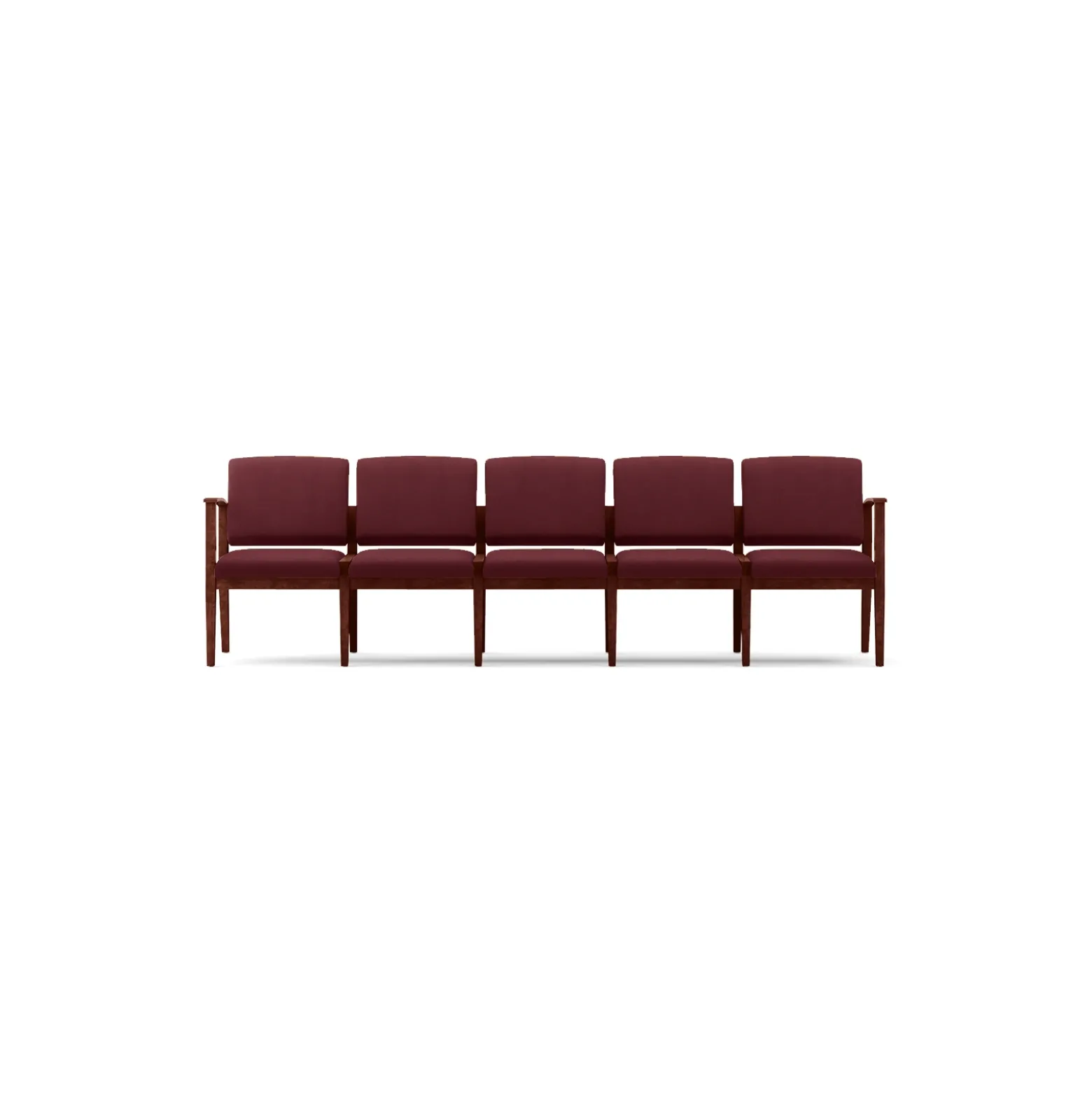 Mason Street Wood 5 Seat Sofa in Standard Upholstery
