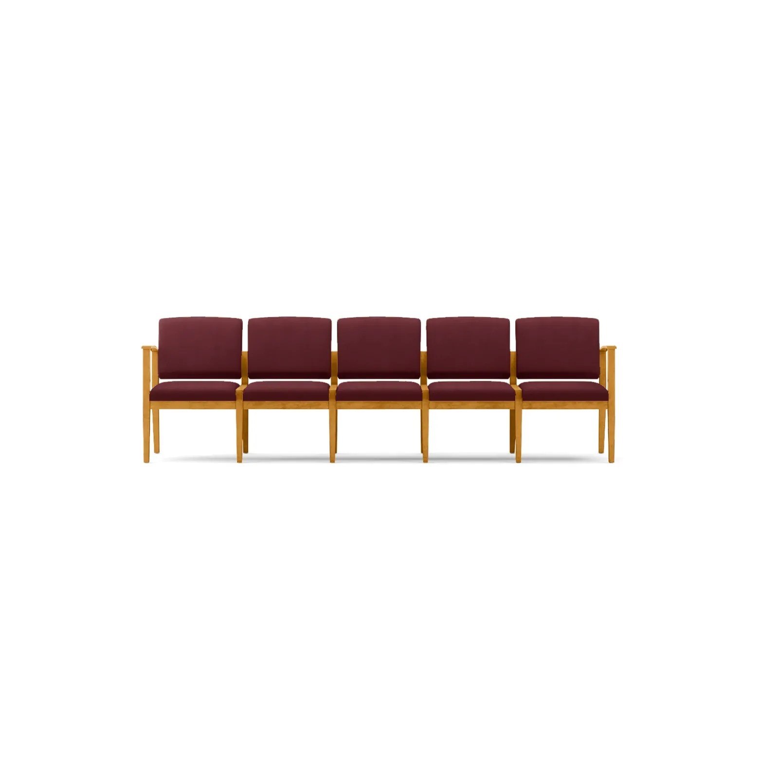 Mason Street Wood 5 Seat Sofa in Standard Upholstery
