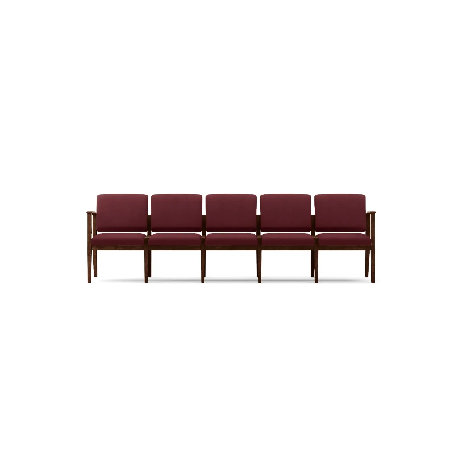 Mason Street Wood 5 Seat Sofa in Standard Upholstery
