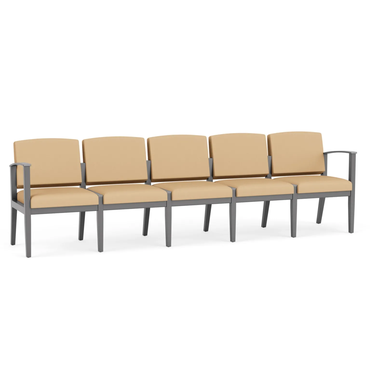 Mason Street Wood 5 Seat Sofa in Standard Upholstery