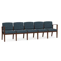 Mason Street Wood 5 Seat Sofa in Standard Upholstery