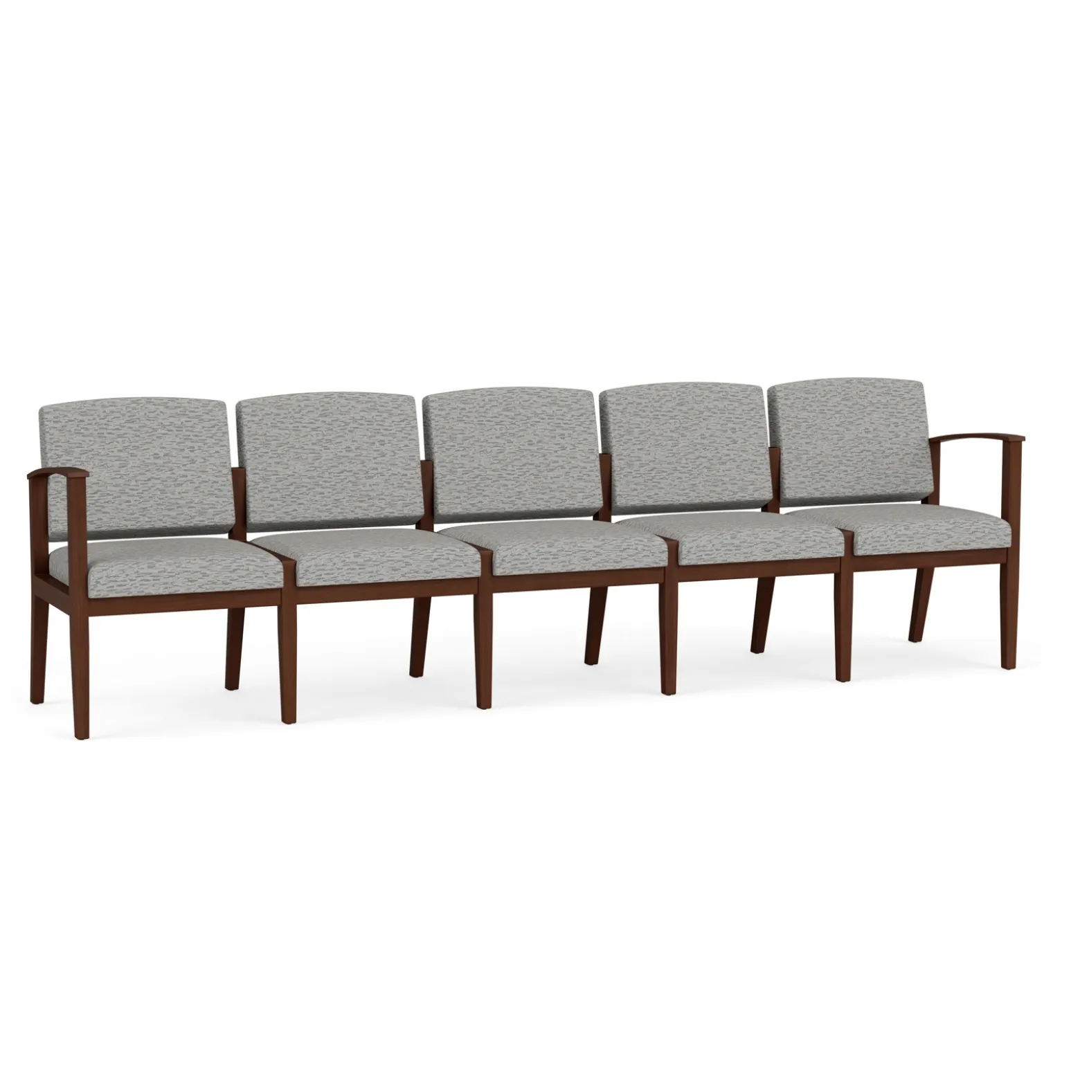 Mason Street Wood 5 Seat Sofa in Standard Upholstery